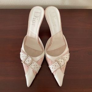 Vintage Christian Dior Mule Heels